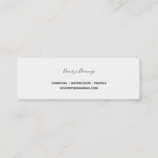 Dreamer Mini Business Card (Front)