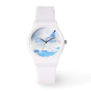 Dreamer Puffy White Clouds and Blue Sky Watch