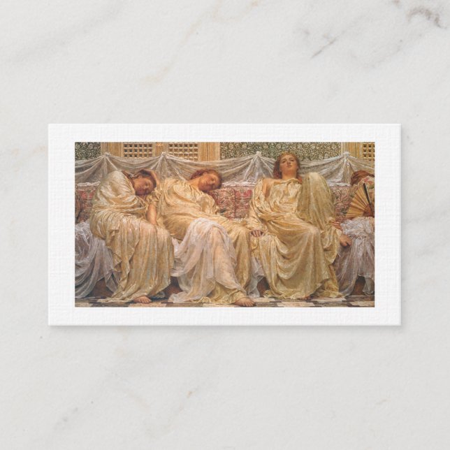 Dreamers - Albert Joseph Moore Business Card (Front)