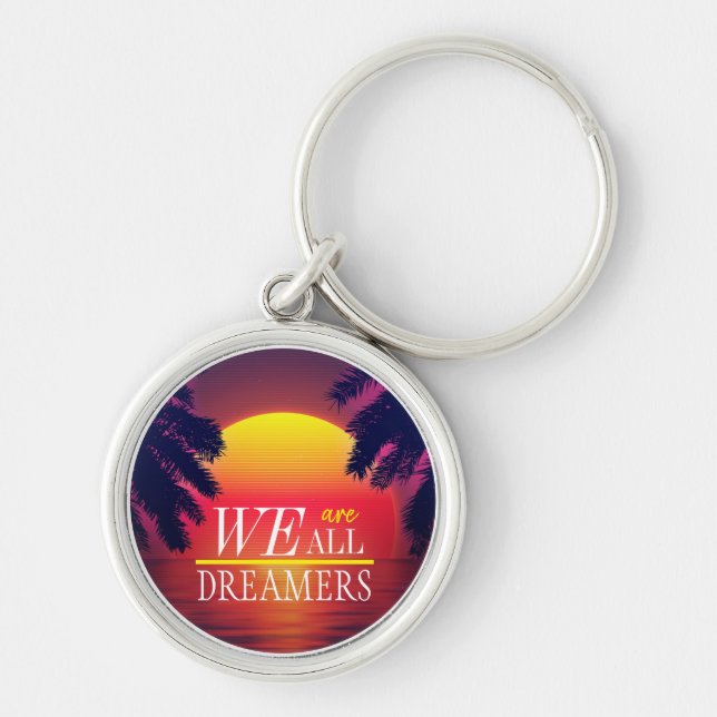 Dreamers Button Keychain (Front)