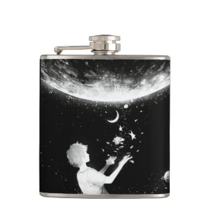 DREAMER'S JOURNEY FLASK   CELESTIAL NIGHT SKY 