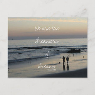 Dreamers of Dreams Beach Postcard