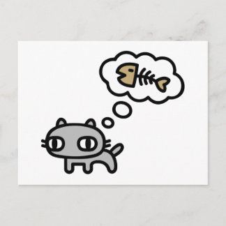 Dreaming Cat Postcard