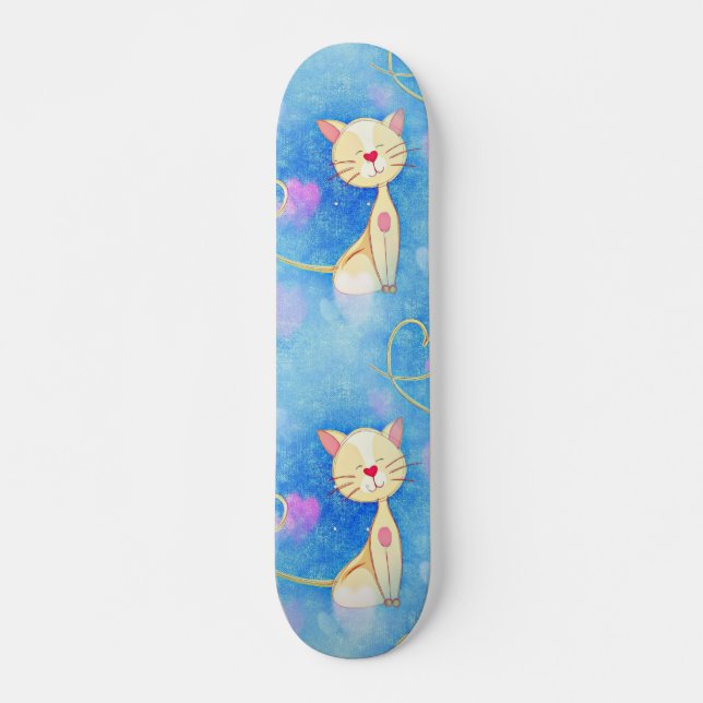 Dreaming Cat Skateboard (Front)