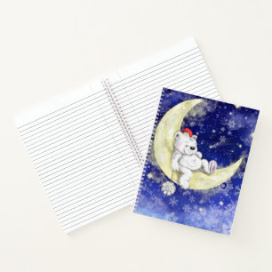 Dreaming Christmas Bear Notebook