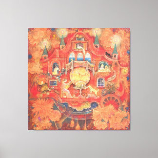 Dreaming Clock: The Automaton of Memories Canvas Print