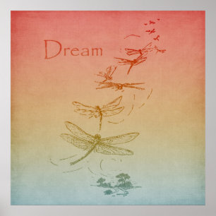Dreaming Dragonflies Poster
