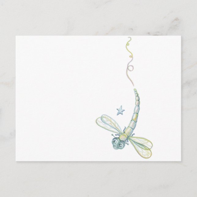 Dreaming Dragonfly Postcard (Front)