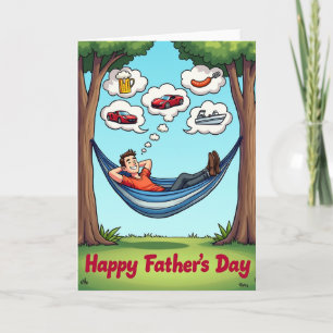 Dreaming Fathers Day Card