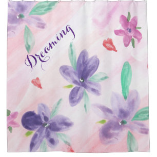 Dreaming - Floral Print Curtain