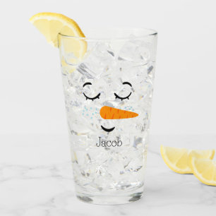 Dreaming Frosty the Snowman Glass