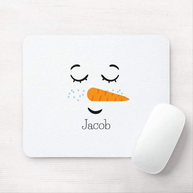 Dreaming Frosty the Snowman Mouse Pad (With Mouse)