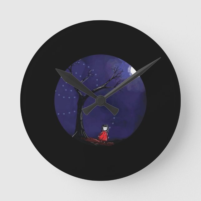 Dreaming Girl Clock (Front)