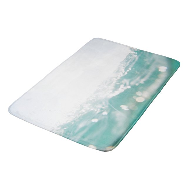 Dreaming in the Caribbean Sea 1 Bath Mat (Angled)