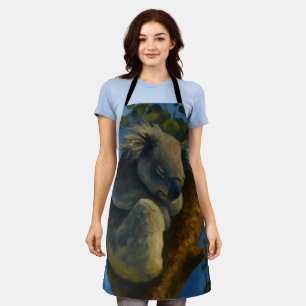 Dreaming in the Eucalyptus – Sleeping Koala Art Apron