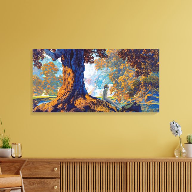 Dreaming | Maxfield Parrish | Canvas Print (Insitu(LivingRoom))