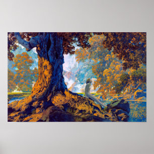 Dreaming Maxfield Parrish Poster