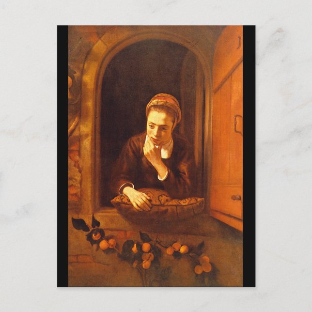 Dreaming', Nicolaes Maes_Dutch Masters Postcard (Front)