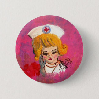 Dreaming Nurse 6 Cm Round Badge