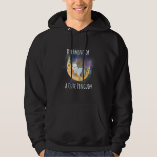 Dreaming of a cute penguin Penguin For Kids Hoodie