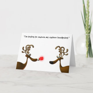 Dreaming of a Green Christmas Holiday Card