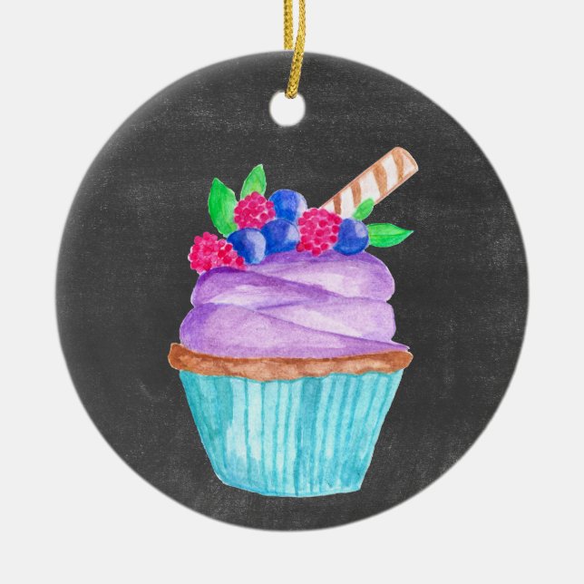 Dreaming of a Sweet Christmas! Ceramic Tree Decoration (Front)