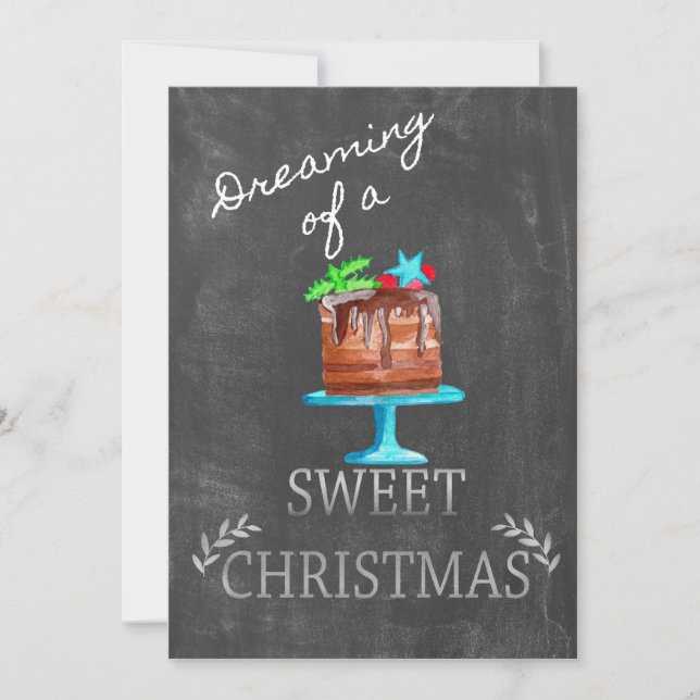 Dreaming of a Sweet Christmas! Invitation (Front)