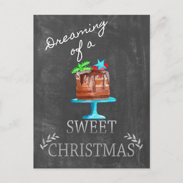 Dreaming of a Sweet Christmas! Postcard (Front)