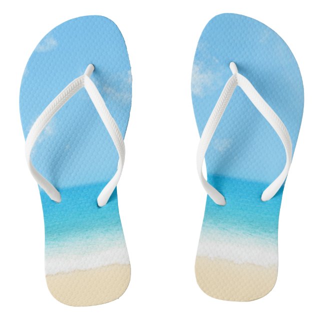 Dreaming of a Tropical Summer Vacation Jandals (Footbed)