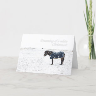 Dreaming of a white Christmas? Holiday Card