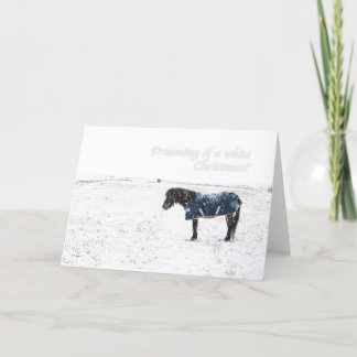 Dreaming of a white Christmas? Holiday Card