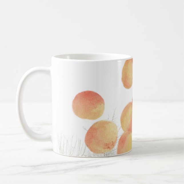 Dreaming of apricots in the winter  coffee mug (Left)