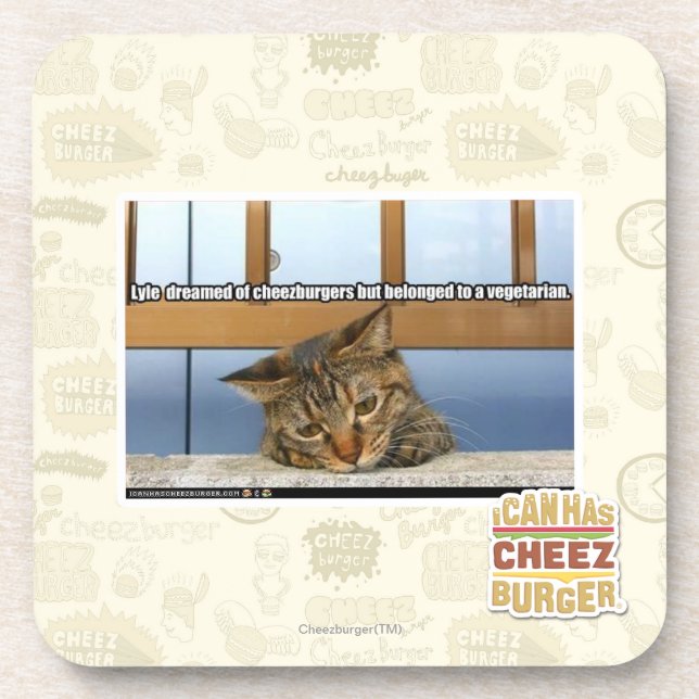 Dreaming of Cheesburgers Coaster (Front)