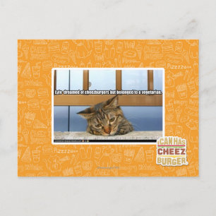 Dreaming of Cheesburgers Postcard
