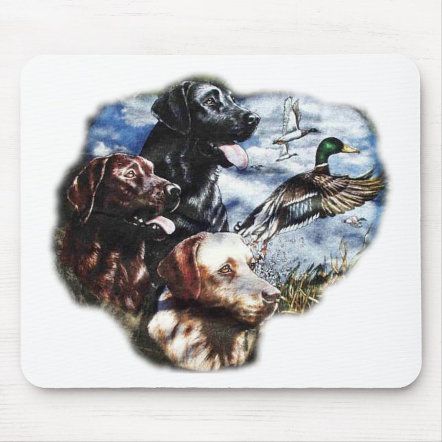 Dreaming of Duck Hunting Mouse Pad (Front)