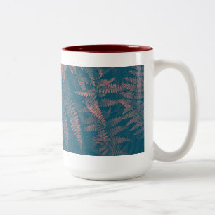 Dreaming Of Ferns Two-Tone Coffee Mug