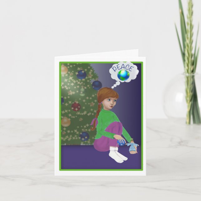 Dreaming of Peace Holiday Card (Front)