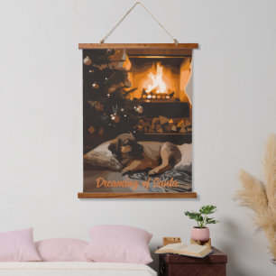 Dreaming of Santa Hanging Tapestry