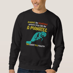dreaming of sea cow manatees oceanic creature 3 sweatshirt