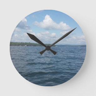 Dreaming of Summer Round Clock