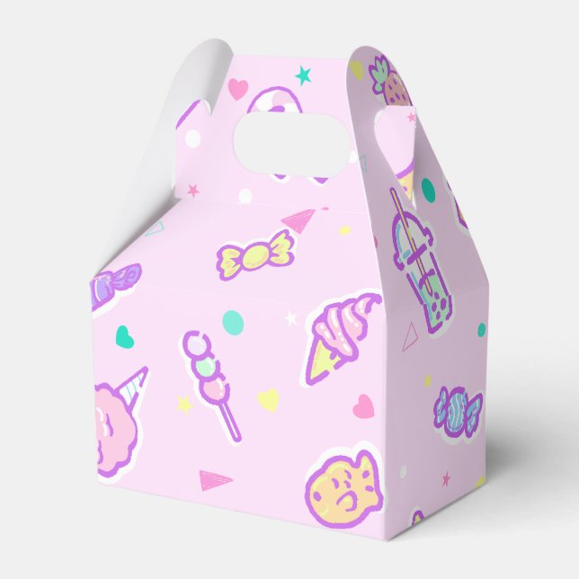 Dreaming of Summer Snacks Favour Box (Front Side)