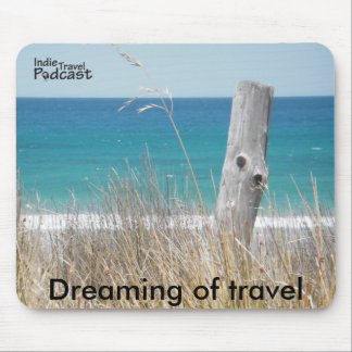 Dreaming of travel mouse pad