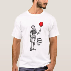 Dreaming Skeleton Halloween T-Shirt