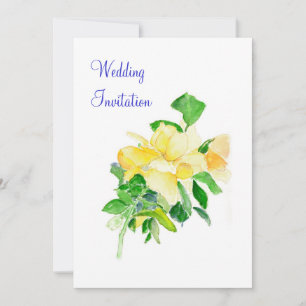 Dreaming Spires Roses Wedding Invitation