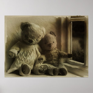 Dreaming Teddy Bears Poster