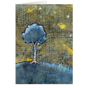 Dreaming tree art modern painting for dreamers