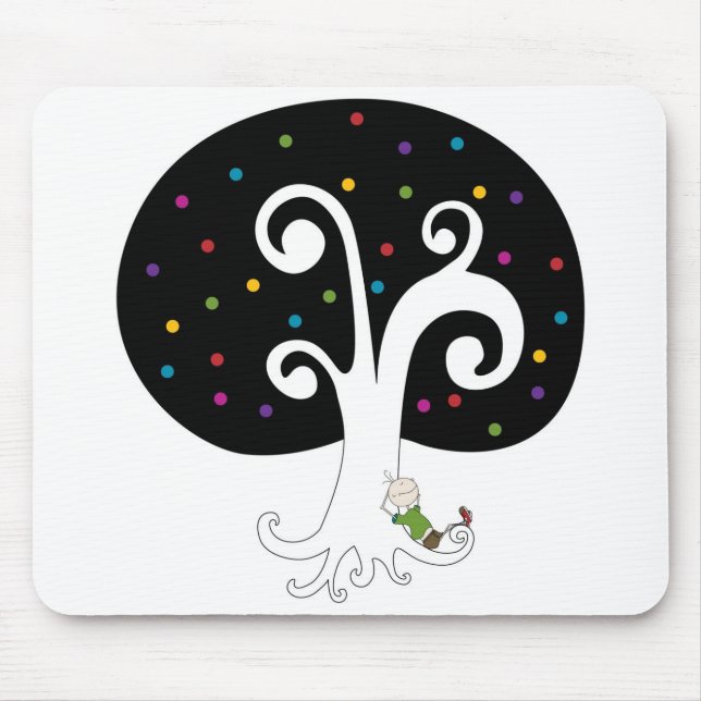 Dreaming Under The Tree Mouse Pad (Front)