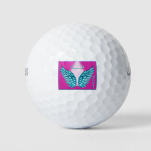 “Dreamlike Angelic Wings and Halo” Golf Balls