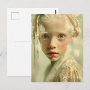Dreamlike Children Portrait  Whispered Light Child Postcard