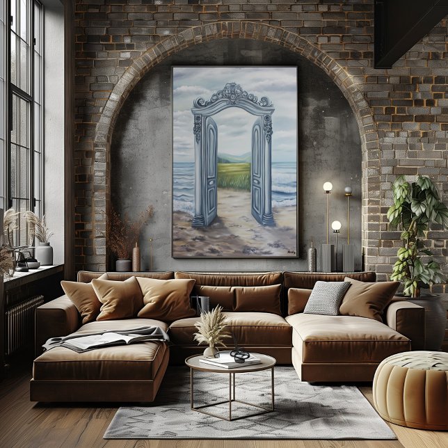 Dreamlike Ornate Doorway to Mystical Landscape Pos Poster (Creator Uploaded)